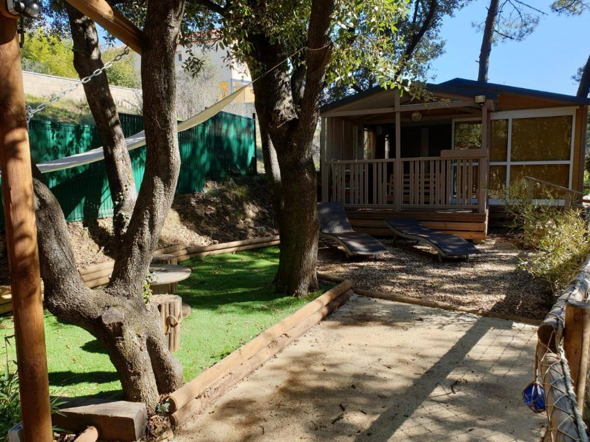 Villa Le Domaine Du Naizadou Chalet Lou Grilh La Barriére Exterior foto